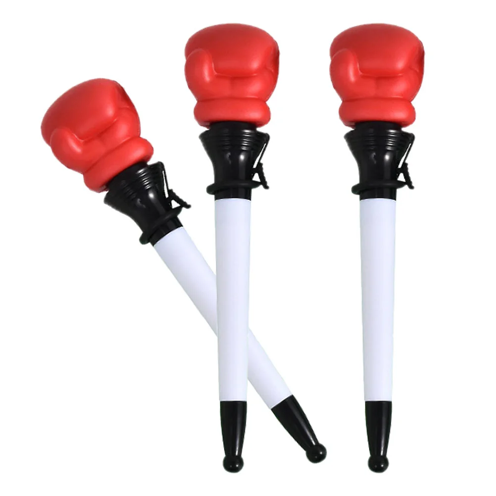

3 Pcs Boxing Pen Ink for Preschoolers Stretchy Sports Student Accessory Party Favor Plastic