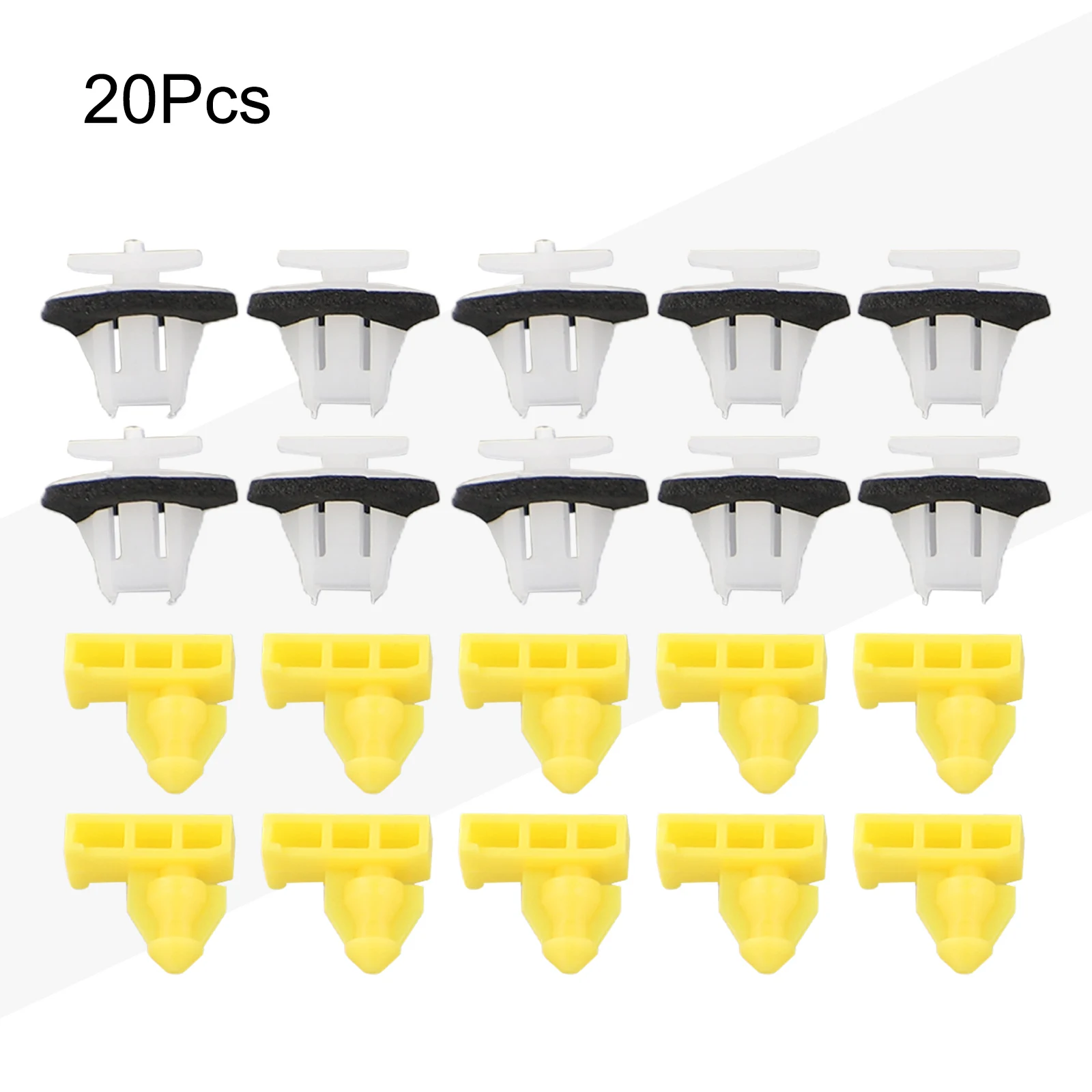 

20PCS Moulding Clips Set For Nissan Juke 76882-JG10A / 76847-JG00A Fixed Front And Rear Arched Plaques D452+Z29