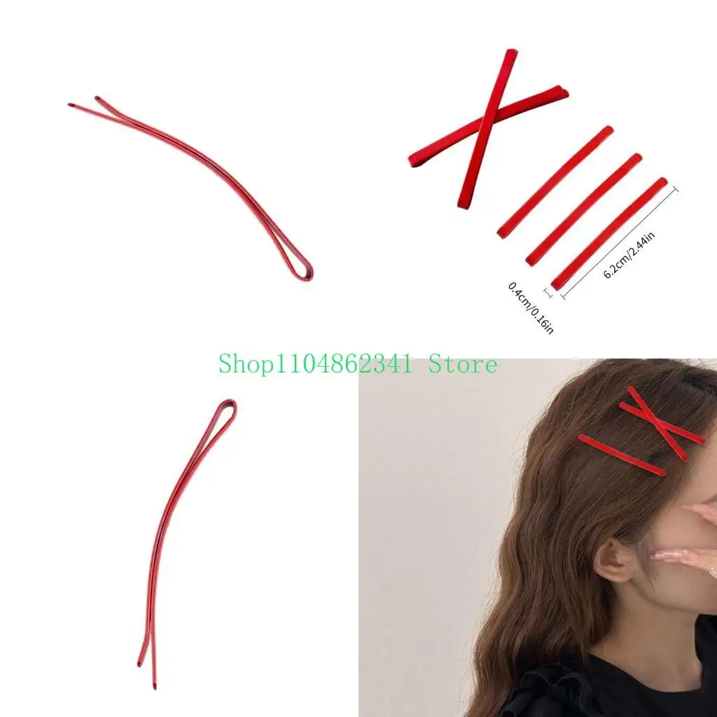 5asd Crimson Cosplay Bobby Pin Pin Pin Cosplay Hairpin Handmade Kiểu tóc ngọt ngào
