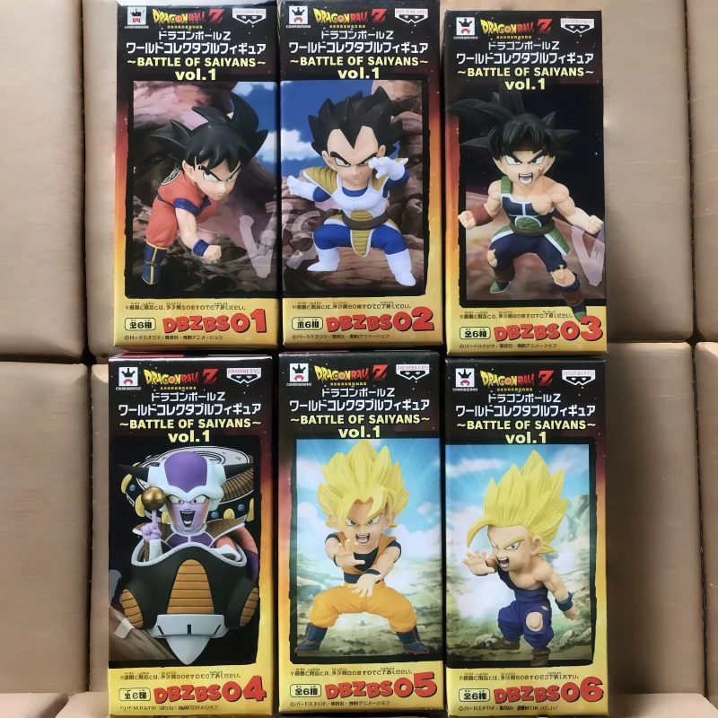 Banpresto Wcf Dragon Ball Z Battle Of Saiyans Vol.1 Figure Statue Model Collection Gift For Anime Fans Desktop Display Ornament