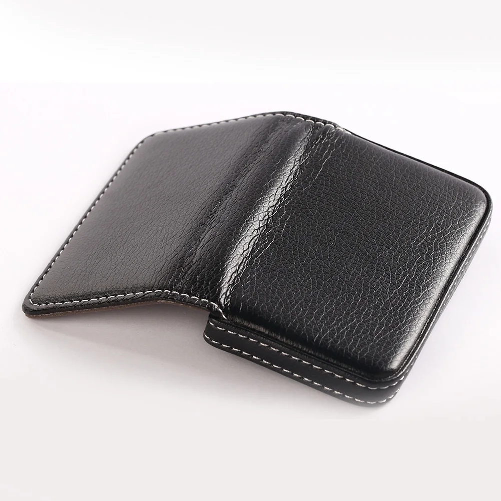 PU Leather Cards Holder Short Wallet Solid Color Business Purse For Women Men Cards Bag Package Coin Bag ID Credit Card Bags New