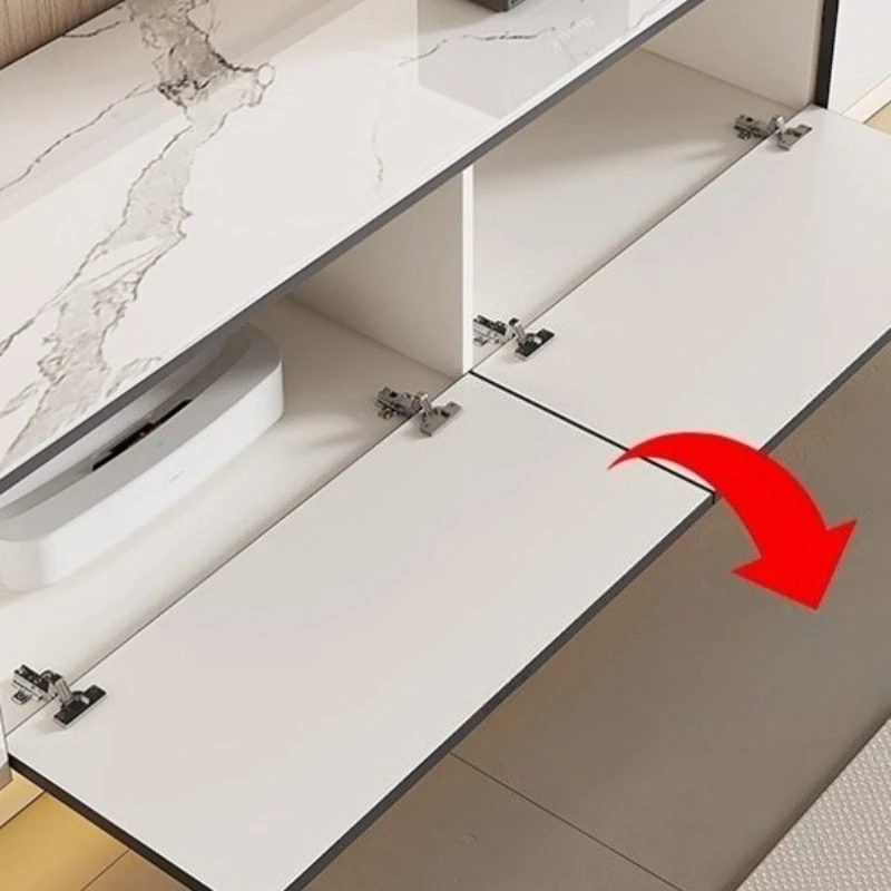 160 180 200 220 240 260 280 300 سم حامل تلفاز روك حديث خزانة تلفزيون طاولات القهوة طاولة جانبية أثاث غرفة المعيشة #4