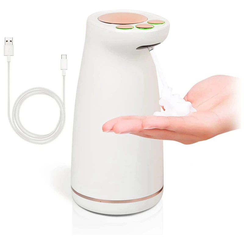 Automatic Soap Dispenser Touchless Rechargeable Foaming Waterproof Hands Free Soap Dispenser