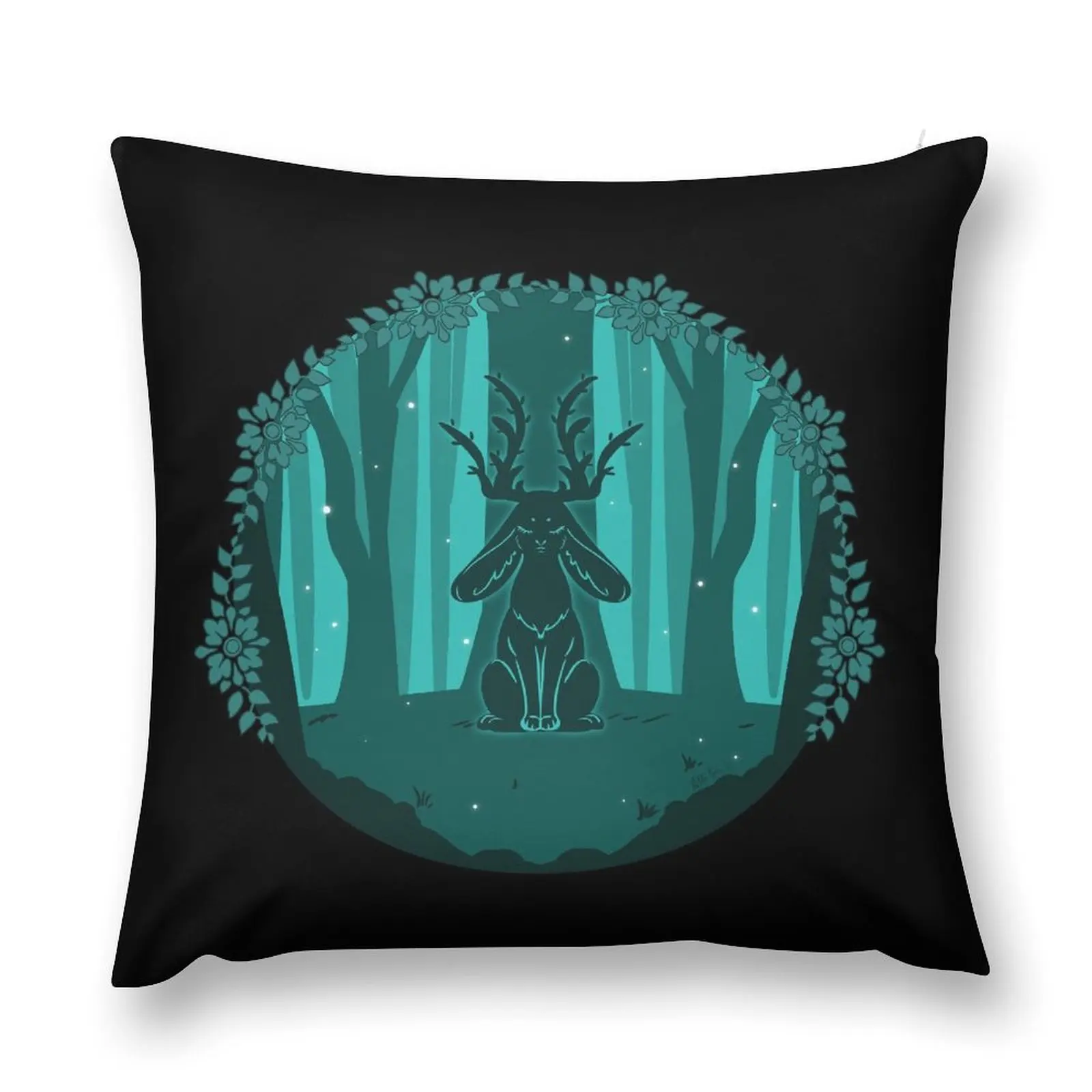 

Mystic Jackalope Shirt V Throw Pillow ornamental pillows Decorative pillow case Bed pillowcases pillow