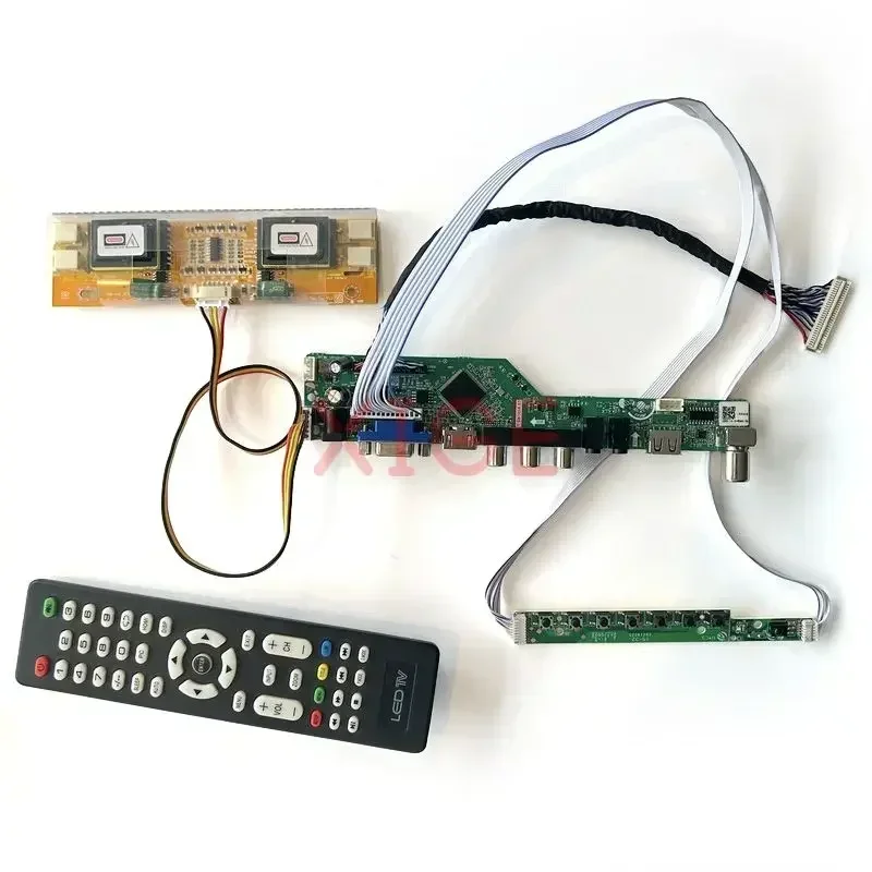 Voor LTM170EH LTM170EU LTM170EX LCD Controller Driver Board AV + USB + IR + VGA + HDMI Analoge TV 4CCFL 1280*1024 Kit LVDS 30 Pin Monitor