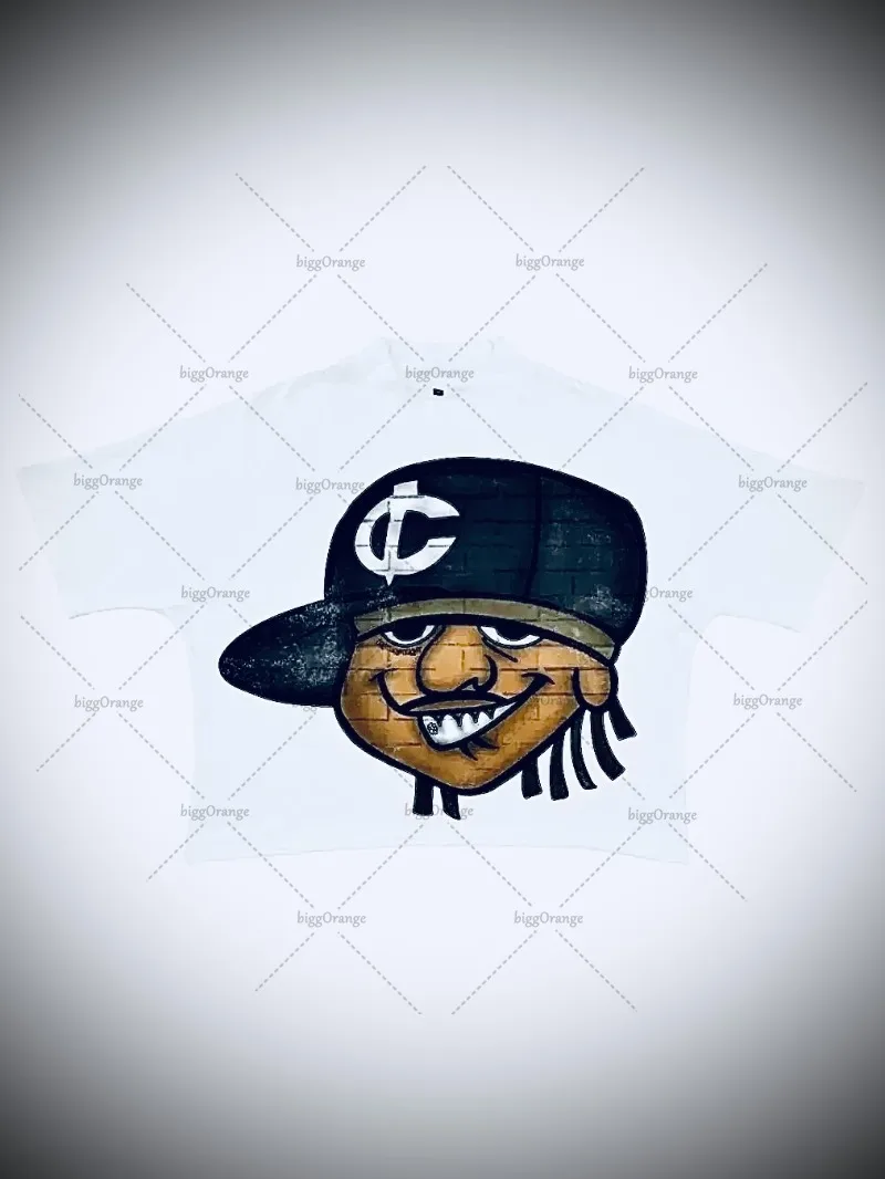 

Y2K Hip Hop shirts cartoon print pattern gothic Streetwear Oversized Tee Harajuku vintage men women Punk Cotton Loose t shirt