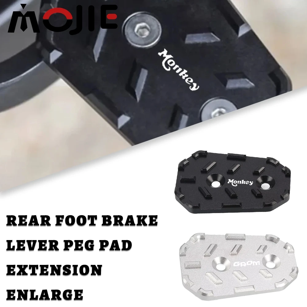 2025 Anti Skid Pedal Brake Pedal Enlarger For Honda Grom 125 MSX 125 125SF Z125 MSX125SF 2013-2024 Grom125 MSX125 SF MONKEY 125