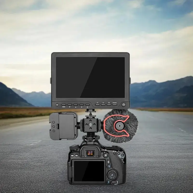 Camera Accessories Three-head Hot And Cold Shoe Base Aluminum Alloy Extension For Camera Cage Rig Variety Of Expansion Interface