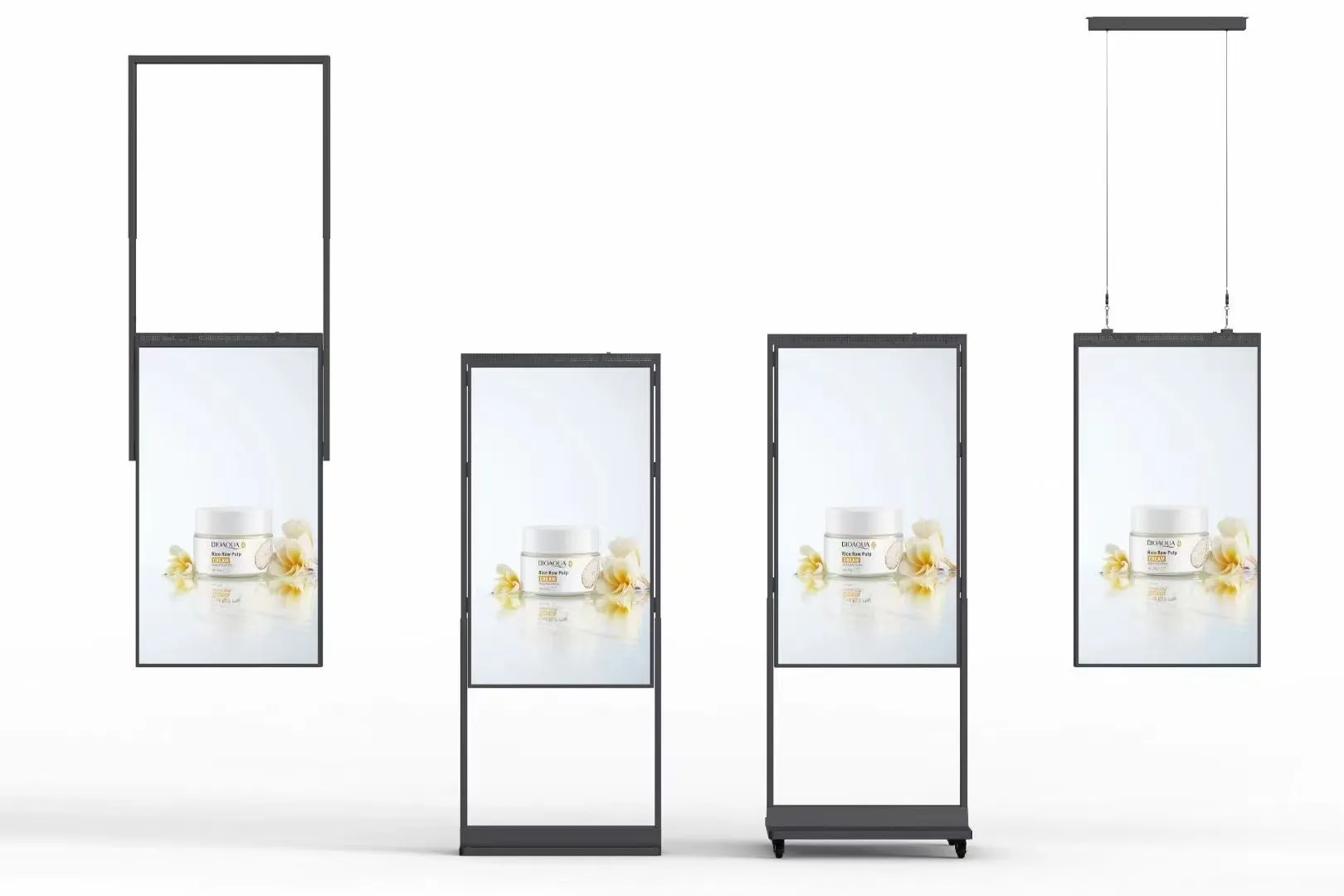 43inch Shop Window Advertising Hanging Lcd Advertising Equipment Machine Digital Signage Screens Window Screens view 3