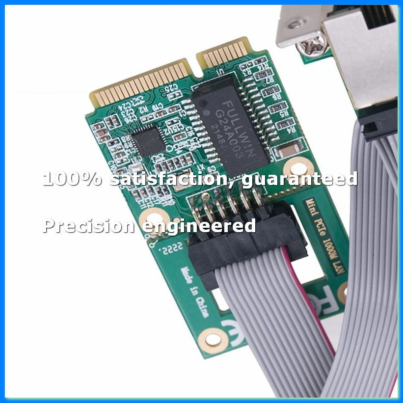New Mini PCI-E Network Card 1000Mbps Gigabit Ethernet NIC Adapter RTL8111F PCI Express 10/100/1000M RJ45 LAN-A69M