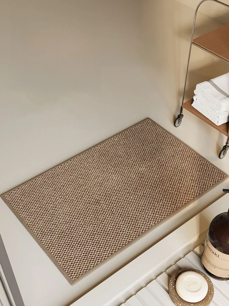 

Batoom Mat Water Absorbent Qui Dry Toilet Entrance Anti Slip Dirt Resistant Door Mat Carpet Home Use Kitchen Floor Rug
