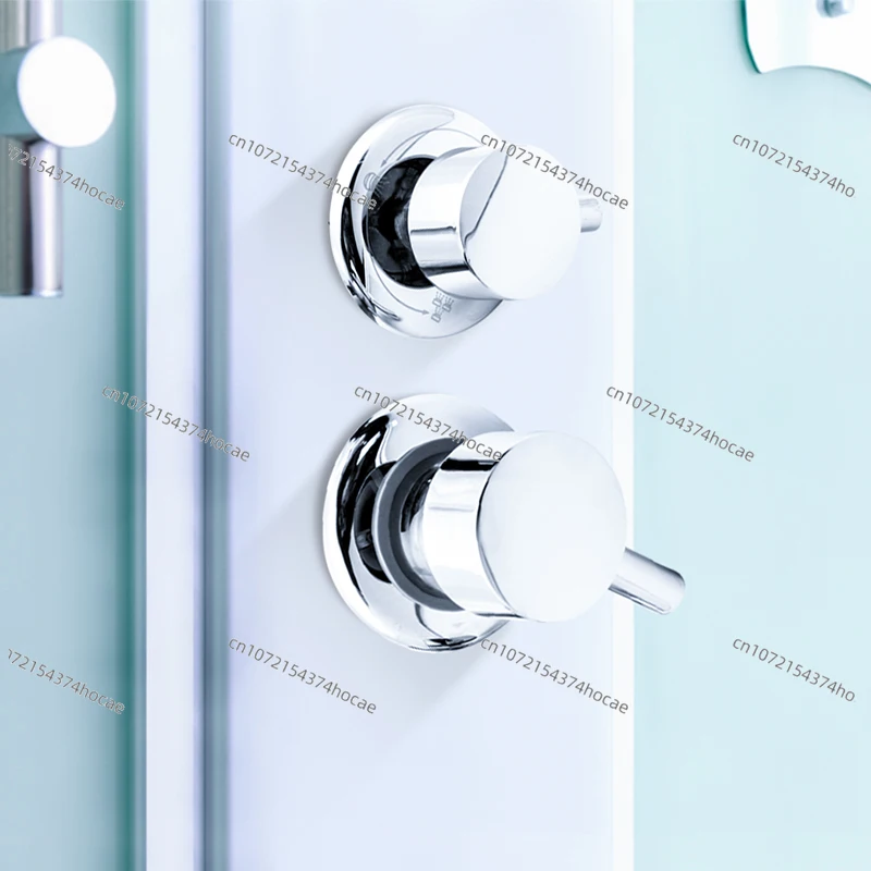 

Смесительный клапан для горячей и холодной воды в душевой комнате 2/3/4/5, выпускные отверстия для воды, интегрированный медный смеситель, центральное расстояние 10/12,5/14,5 см