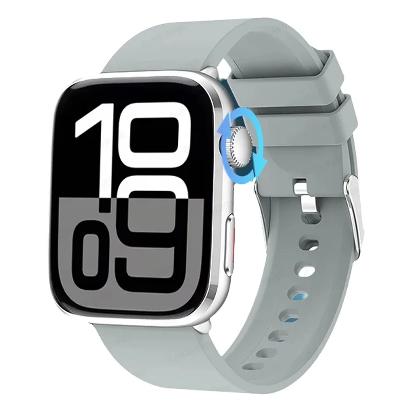 Fashion New Global VersionAI Diagnosis NFC SmartWatch Men Women HRV Blood Pressure Heart Rate Health Track IP68 Waterproof Watch