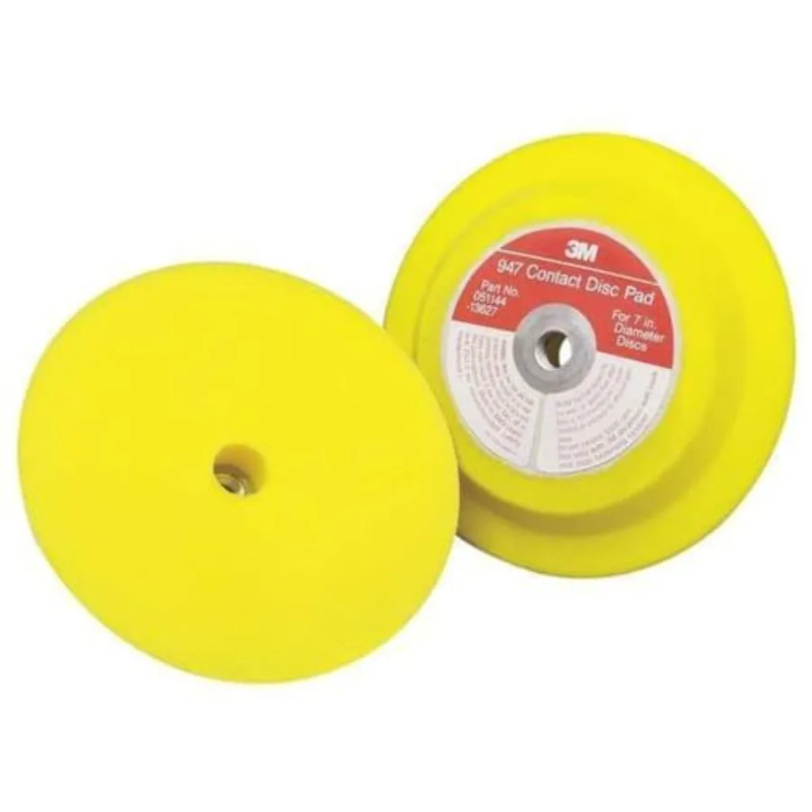 

Medium Yellow Disc Pad 7 in Dia 1 in Thick 5/8-11 Internal Thread Attachment for Industrial Use Durable Yellow Material