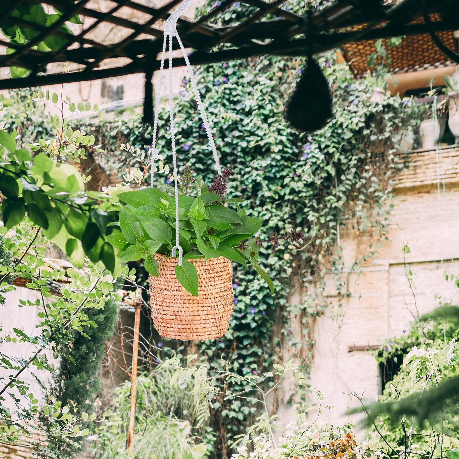 Doitool Plant Hanger Hooks for Hanging Baskets Pot Planter Hangers Flower Replacement Pots view 5