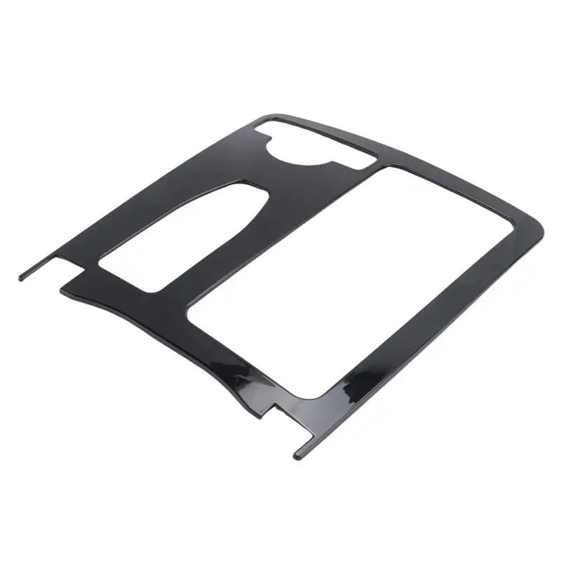 CYL-Car Central Console Water Cup Holder Cover Trim for Mercedes Benz C Class W204 08-13