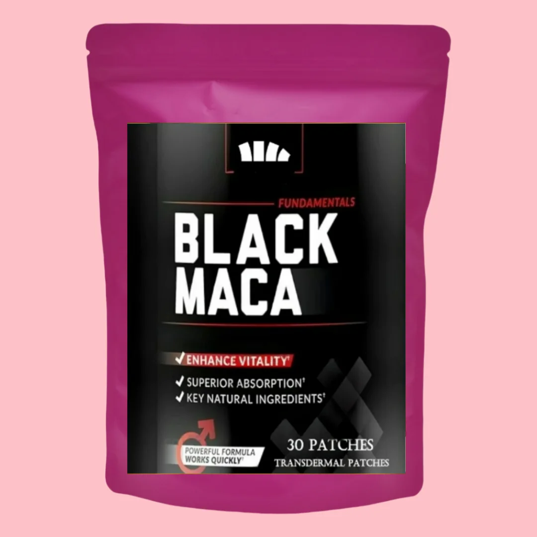 

30 пластырей, комплекс черной маки, транспарительные пластыри, жизненная добавка для мужчин