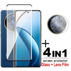 For Realme 12 Pro Plus Glass For Realme 12 Pro+ Tempered Glass Full Cover 3D Curved Screen Protector For Realme 12 Pro Plus Film