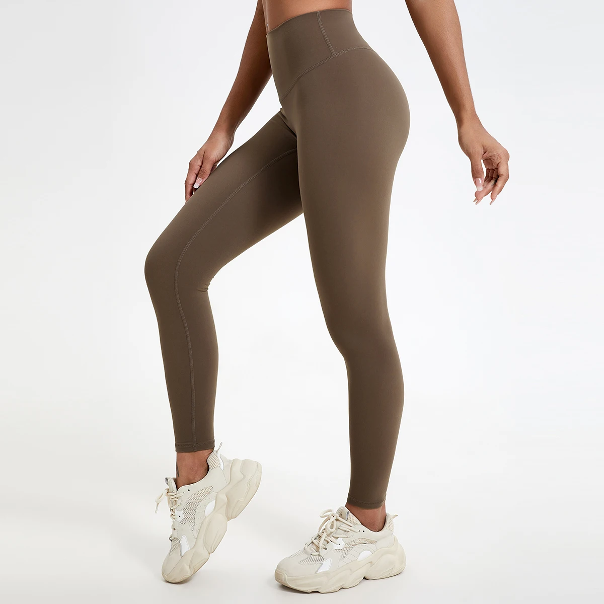Sommer High-Waist Sweatpants für Damen: Hüftstraffende Gym-Leggings mit Bauchkontrolle, Laufhosen, Workout-Tights, Yoga-Hosen für Frauen – Detail 12