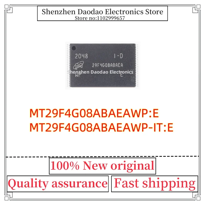 

MT29F4G08ABAEAWP:E MT29F4G08ABAEAWP-IT:E 29F4G08ABAEA IT E TSOP-48 Memory chip IC Brand New Original In Stock