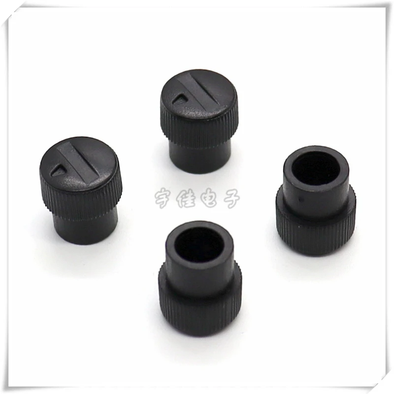 20PCS Potentiometer Knob Step Knob 10.5*12MM Audio Volume Adjustment Knob Triangular Indicator Knob Cap