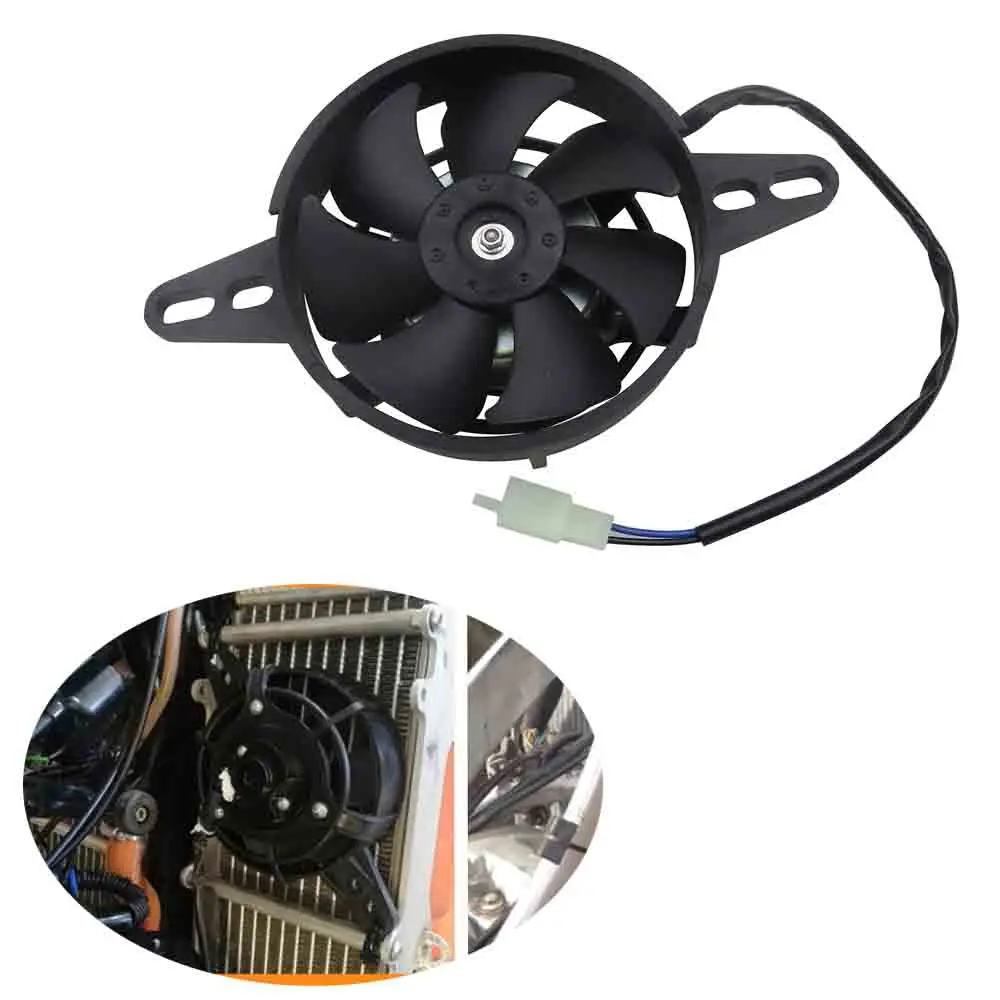

Electric Cooling Fan Fit Oil Cooler Engine Radiator for 150cc 200cc 250cc Chinese ATV Quad Go Kart Motorcycle