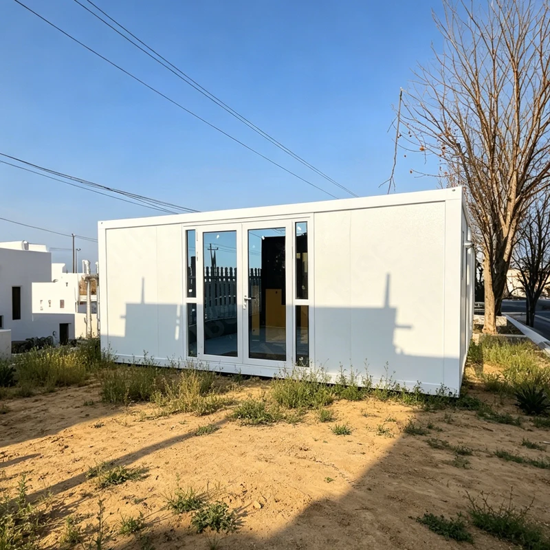 USA Standard 20ft Z Folding Container Home with Kitchen Bathroom Plug Waterproof Electrical Sockets Detachable Container House