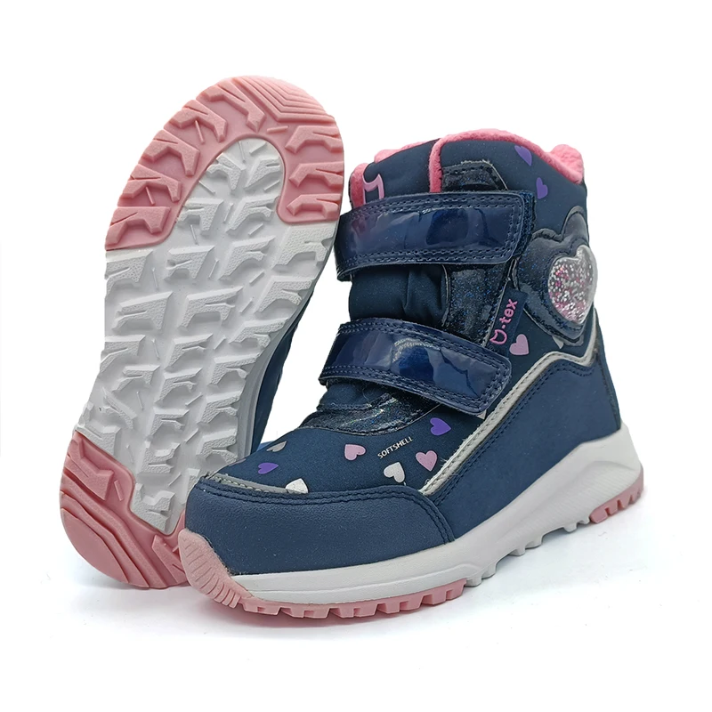Winter Warm 1pair Waterproof Snow Boots Leather Ski Children Wool Boot,-40 or -30 degrees Kid Girl/Boy Boot