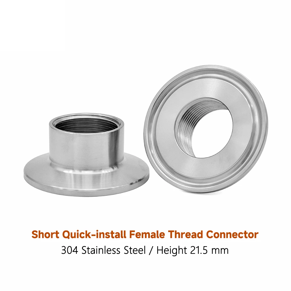 Sanitary 304 SS Tri Clamp BSPT Female Fitting 1/4