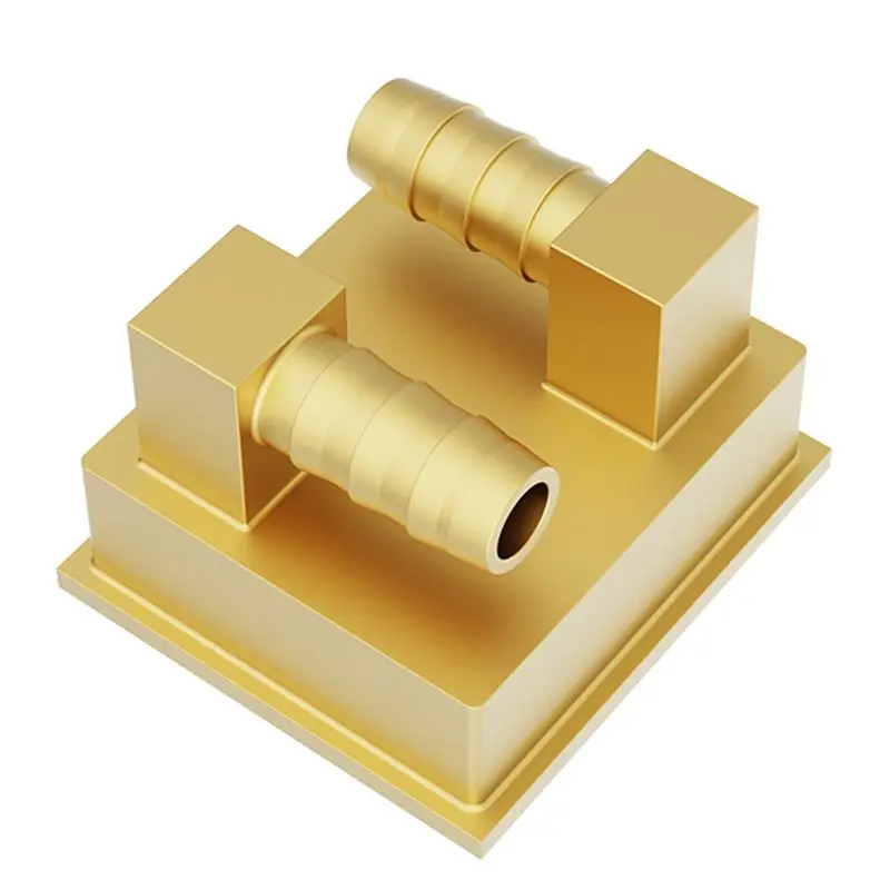A29F-Copper Water Block SLT-ZT4040 CNC Machining Integrated Welding High Pressure Resistance For PC Gaming Cooling Building