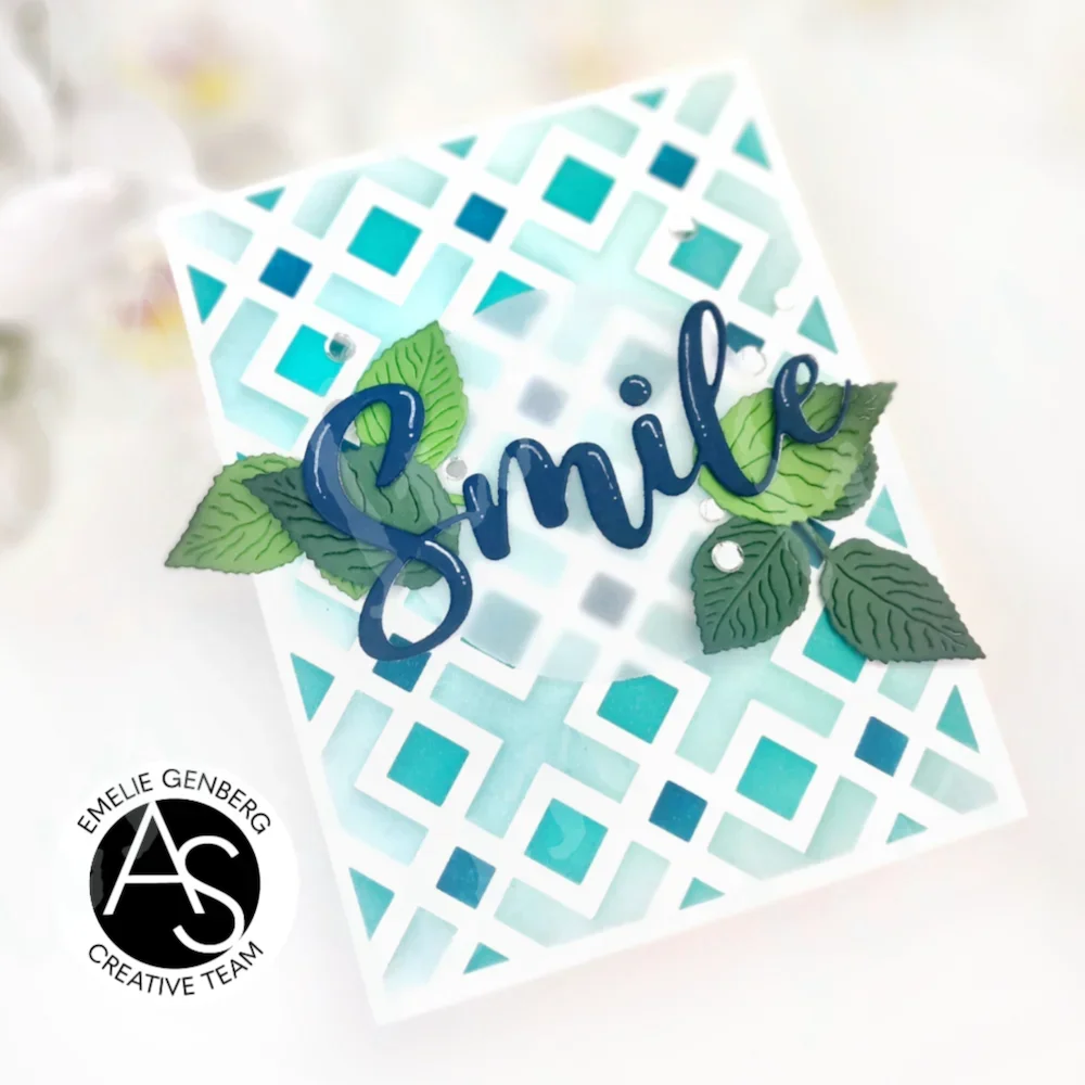 Large Smile Word Die Cutting Dies and Hot Foil Plates Flowers Layering Stencils Clear Stamps Sets DIY Scrapbooking Supplies