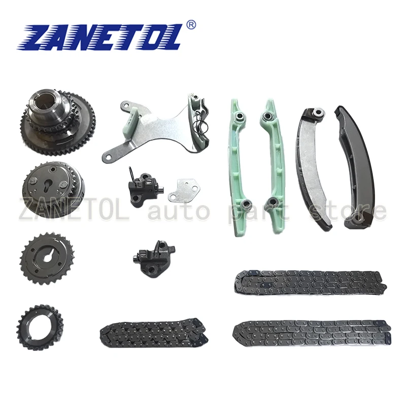 

ZANETOL Design Accessories Timing Chain & Component Kit for DODGE RAM 1500 PICKUP 2009~2010 JEEP COMMANDER 2007~2009 68003352AA