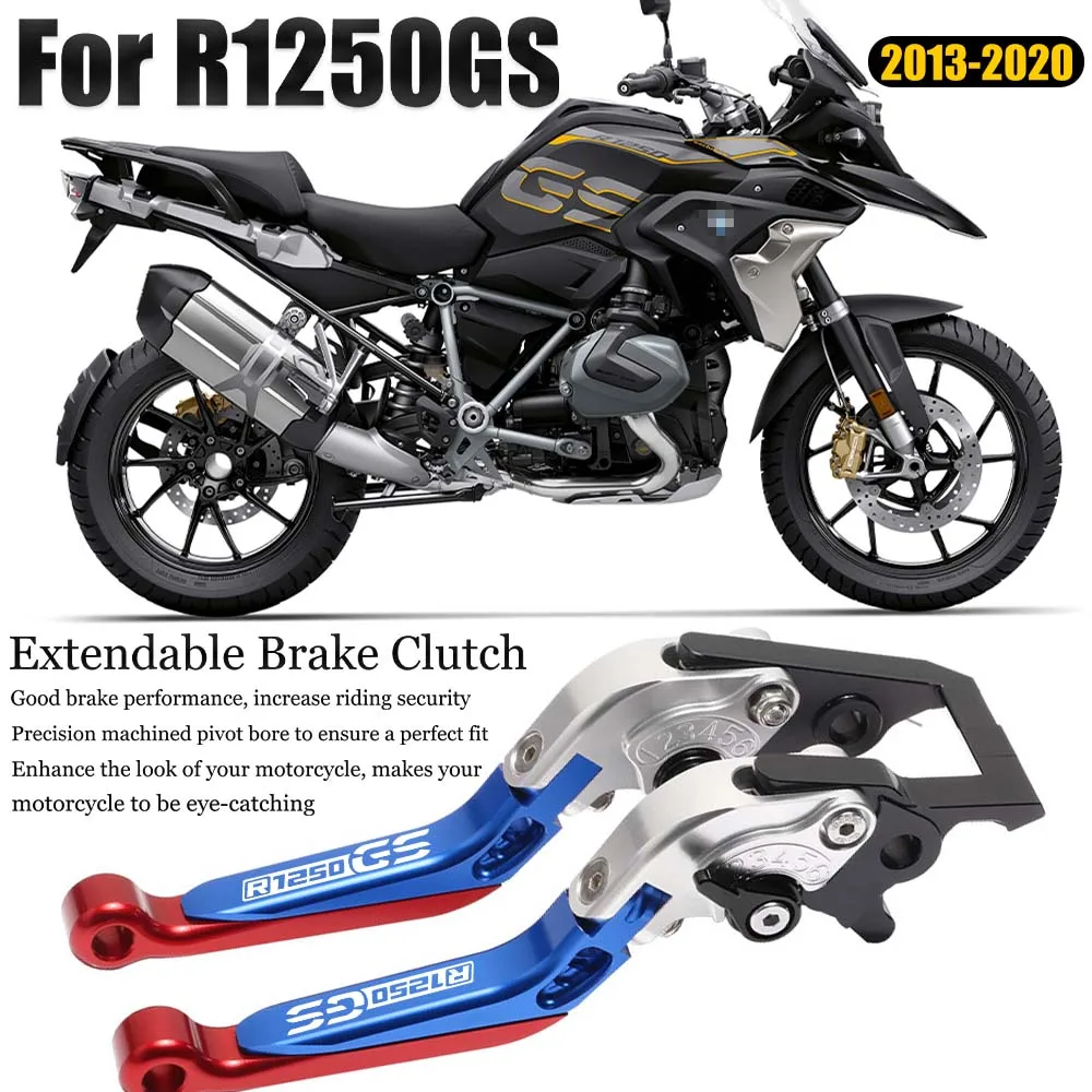 

For BMW bmw R1250GS r1250gs 2013-2020 Motorcycle Accessories CNC Adjustable Folding Extendable Brake Clutch Levers Handle