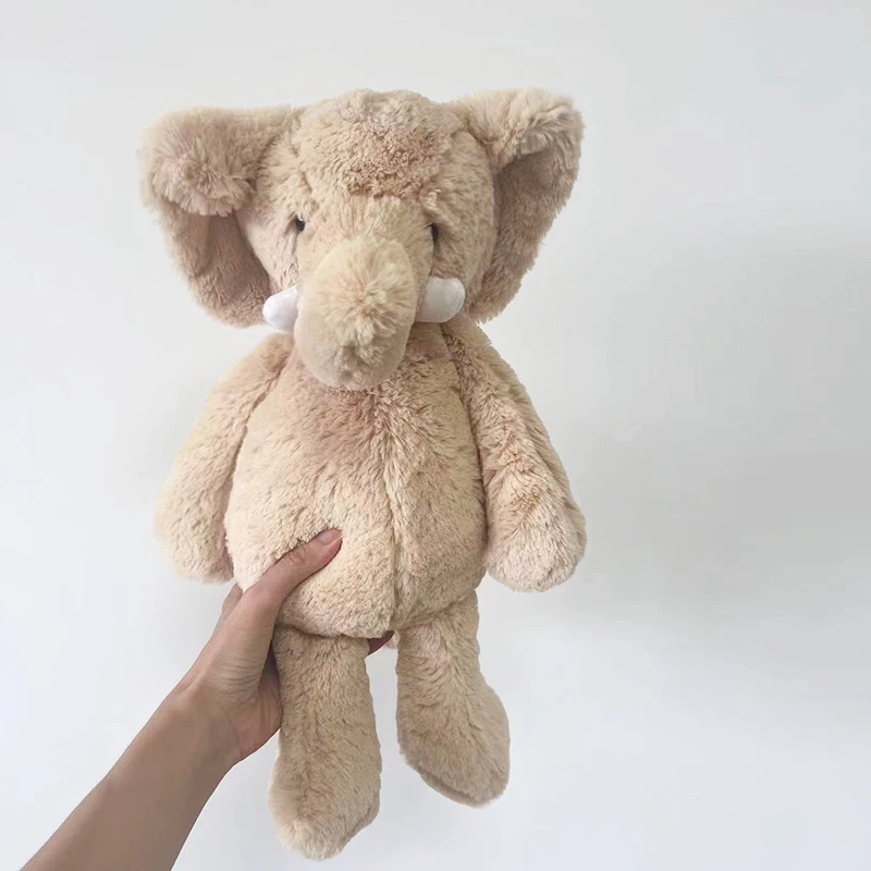 40cm Soft Lovely Elephant Doll for Baby Kids Appease Toys Fluffy Stuffed Animals Infant Kawaii Birthday Gifts