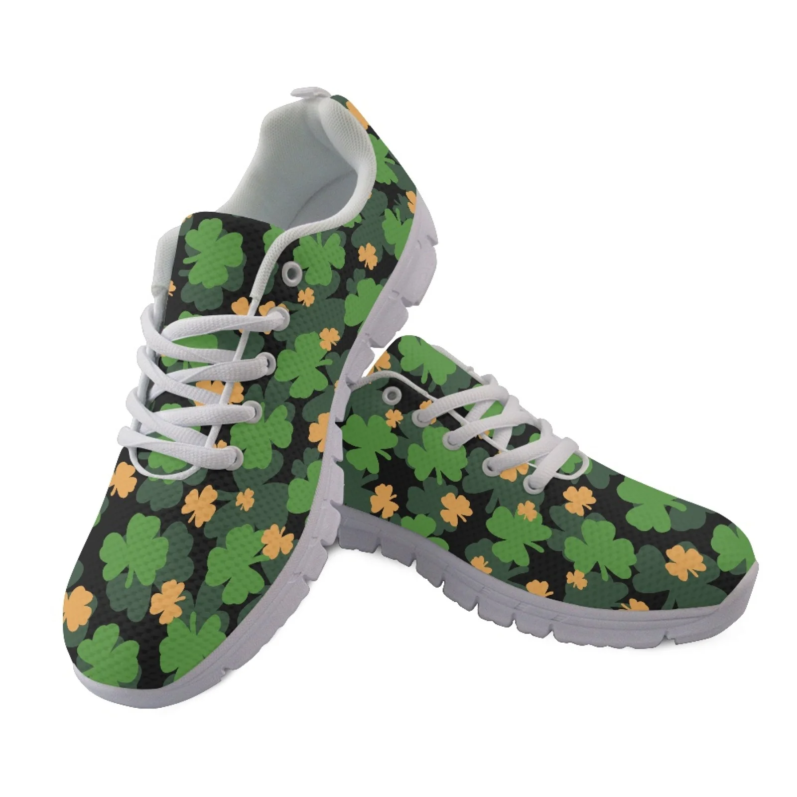 Coloranimal Clover Breathable Running Shoes for Men Mesh & EVA Sole Fitness Sneakers New Trend