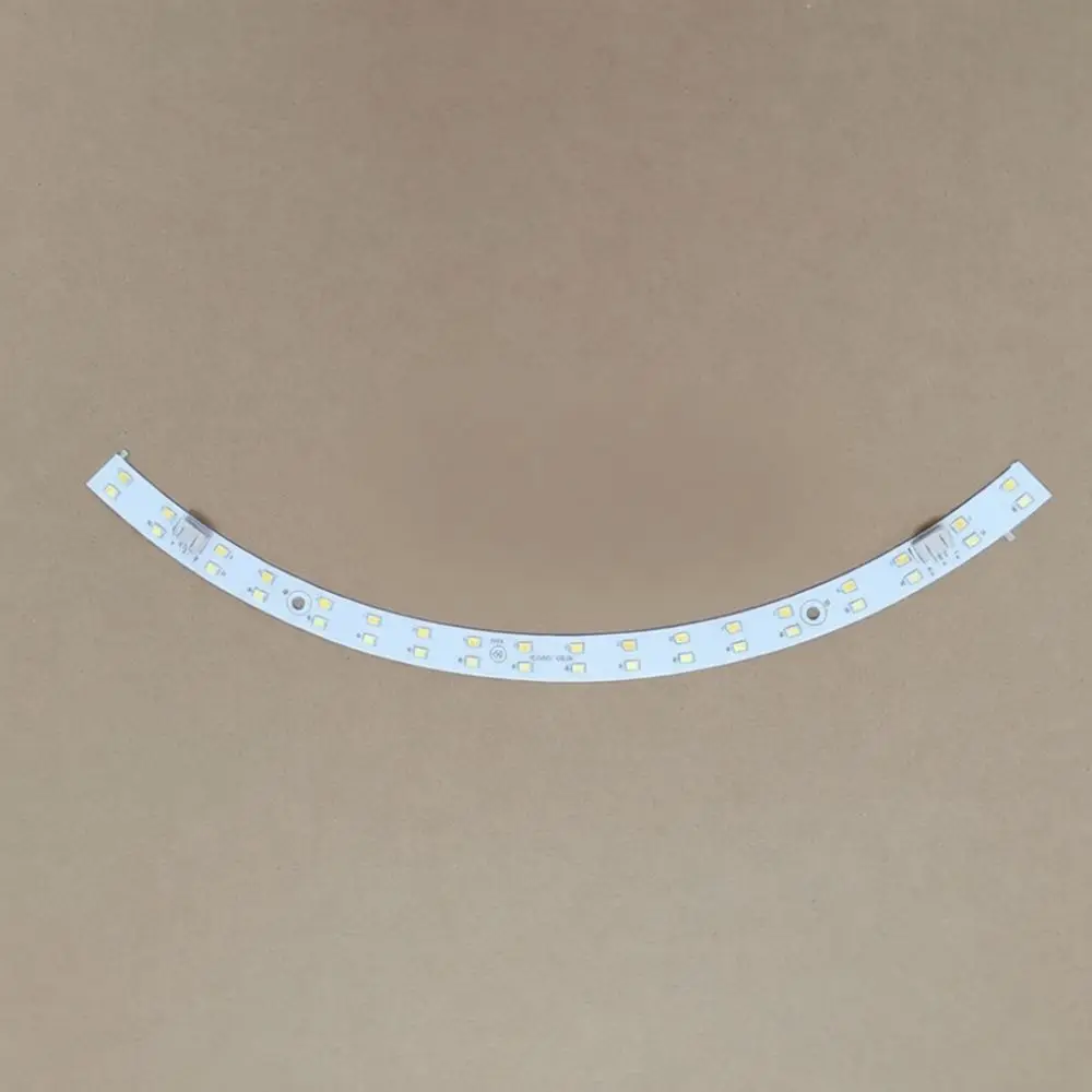 Ceiling Fan Lamp Arc LED Strip Replacement Optical Lens Dimmable High Efficiency Bright Lighting Component Accessory