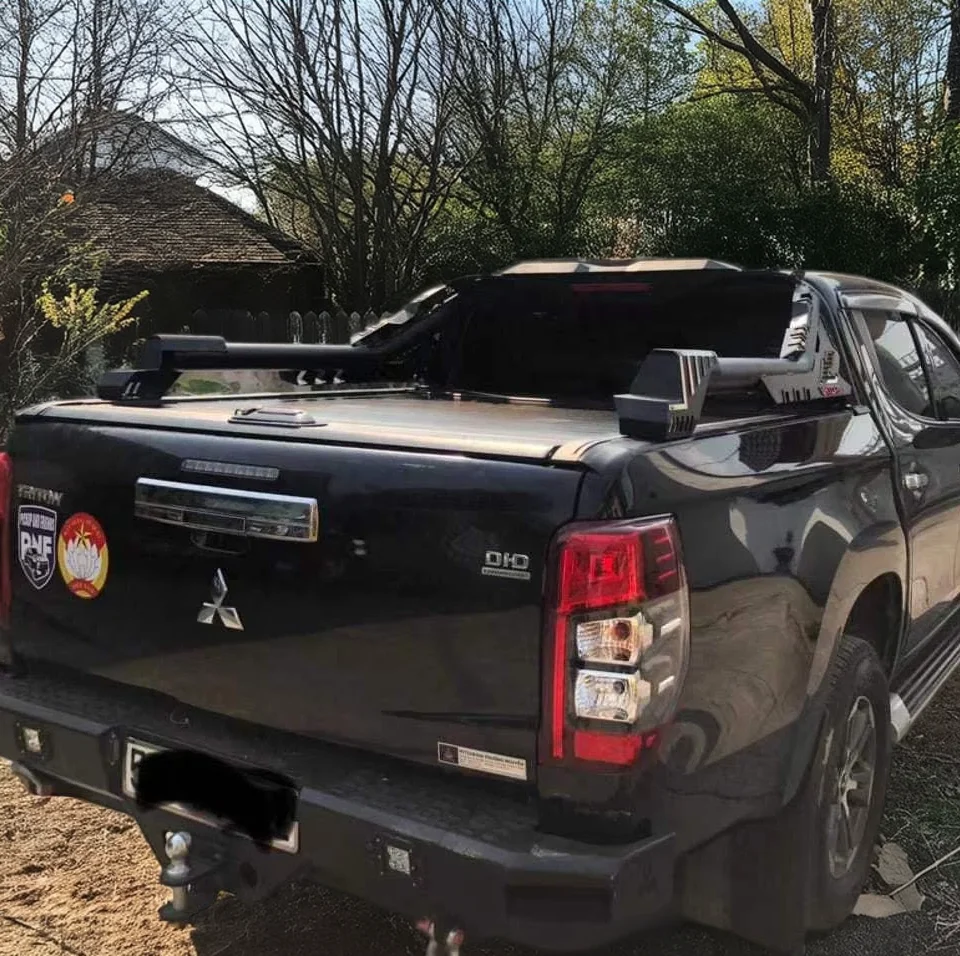 

Best Selling Aluminum Truck Tonneau Cover Custom-fit Waterproof Lockable Pickup Roller Shutter Lids for Mitsubishi Triton L200