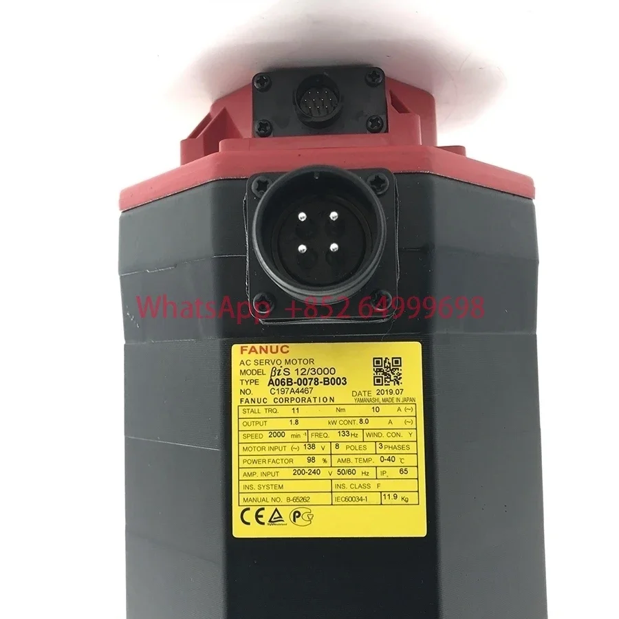 

AC Servo Motor for CNC Lathe Machine A06B-0078-B003