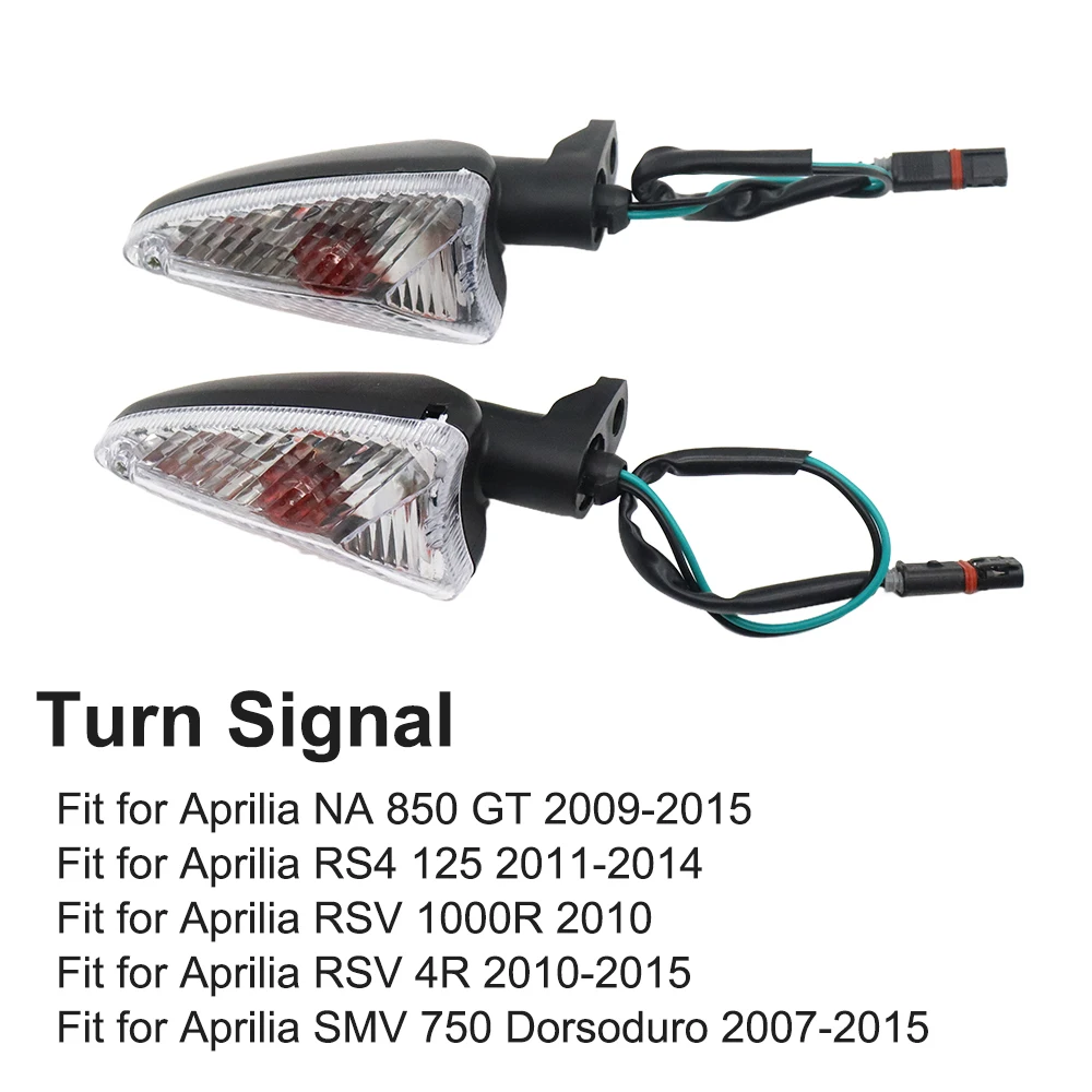 For Aprilia RSV 4R Caponord 1200 RS4 125 SXV550 SR Motard 125 Motorcycle Front Rear Turn Signal Light Indicator Lamp