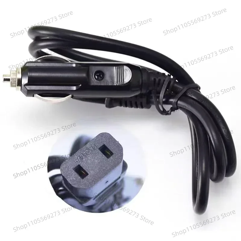 1M 12V/24V Car Cigarette Lighter Power Cable for Rice Cooker - Universal Direct Plug-in Extension Cord for Truck & Auto
