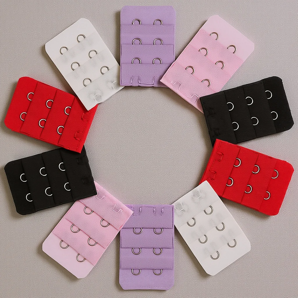 10pc Bra Extenders For Women Brassiere Extension Hooks 3 Rows 2 Buttons Narrow Underwear Adjustable Maternity Support Lingerie