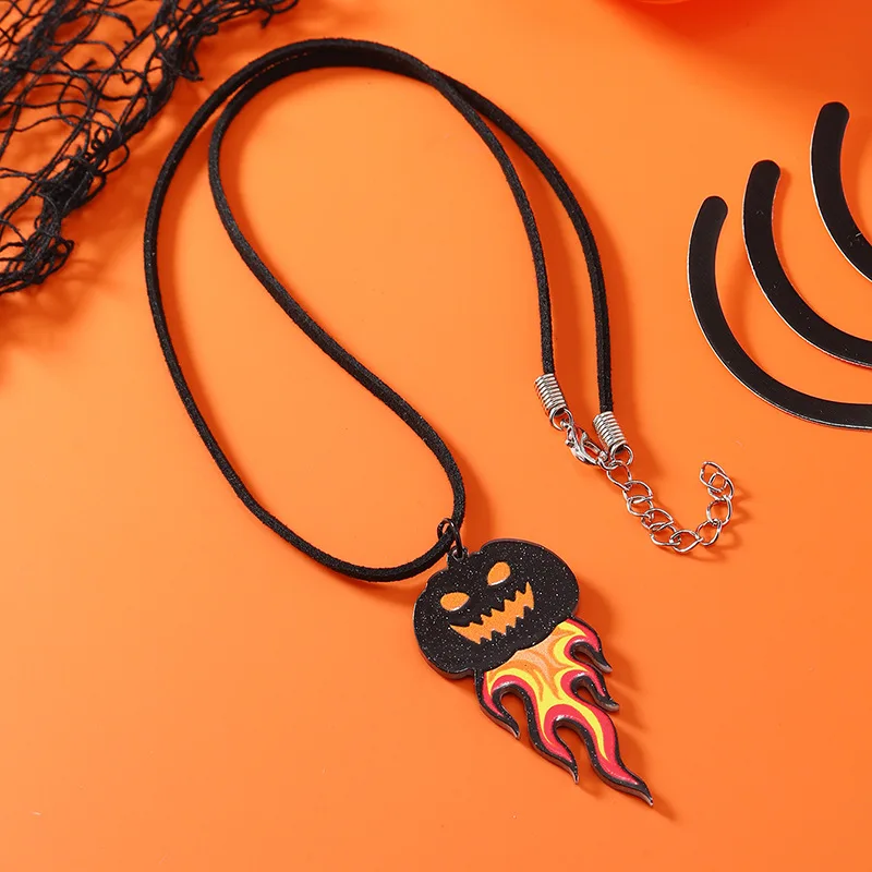Europe and America Multiple Options To Choose From Ghost, Skull Necklace UNISEX Halloween Hip-hop Party Jewelry Removed