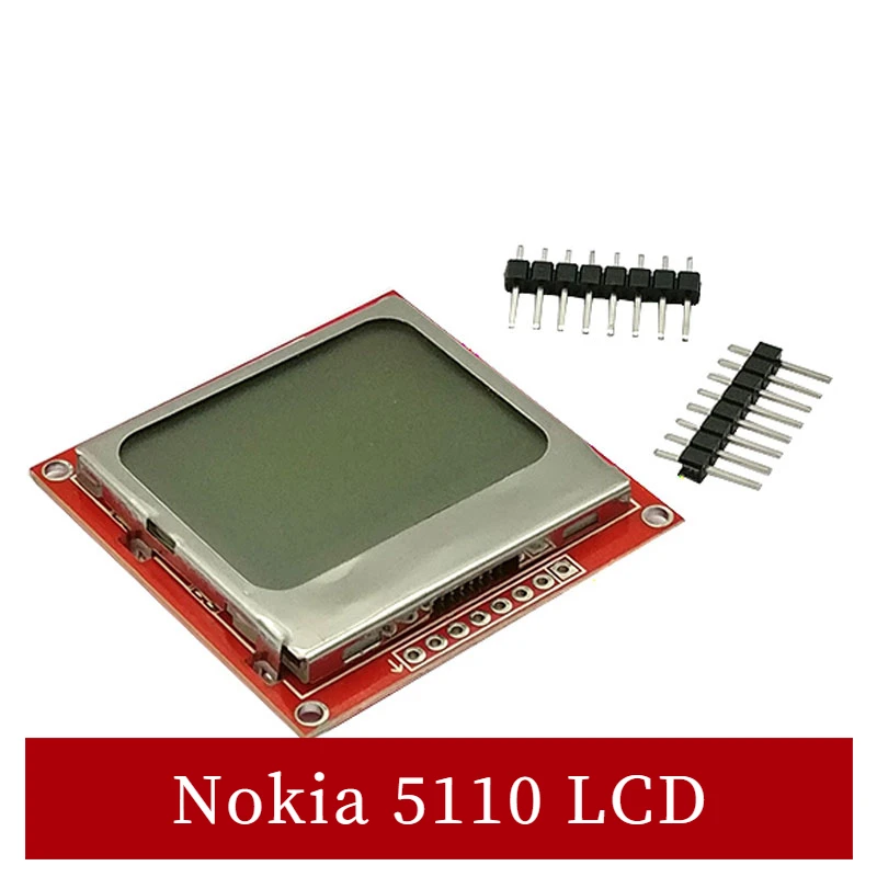 LCD Module Display Nokia 5110 LCD Red Screen White Backlight LCD Module PCB Screen for Arduino