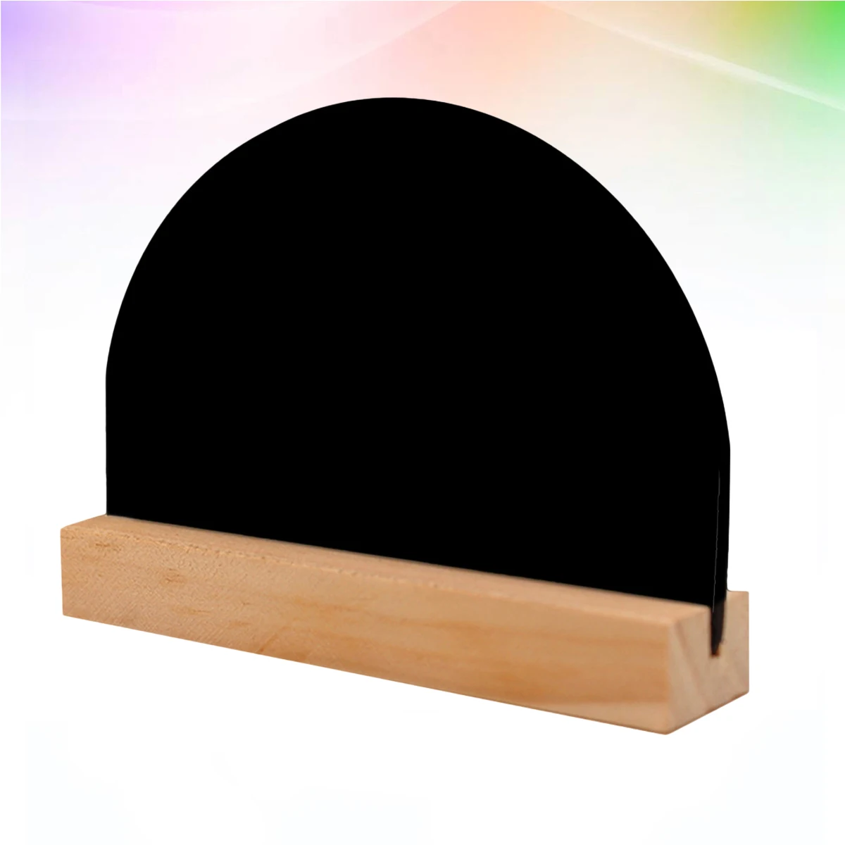 

4PCS Wooden Blackboard Decor Mini Chalkboards Two Side Blackboard Signs Home Party Use Easy Wipe for Small Messages Ideal
