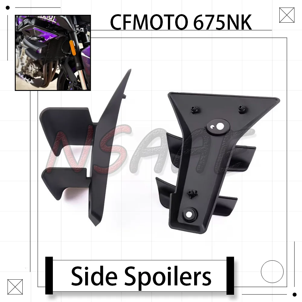 

New For CFMOTO 675NK NK675 675 NK 2024-2025 Motorcycle Modified Spoiler Side Wing Spoiler Deflector