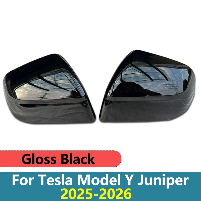 Auto-Rückspiegelabdeckung für Tesla Model Y Juniper 25-26 Model 3/Y ABS Carbonfaser Dekorative Schale Auto-Rückspiegelabdeckung Teile – Detail 15