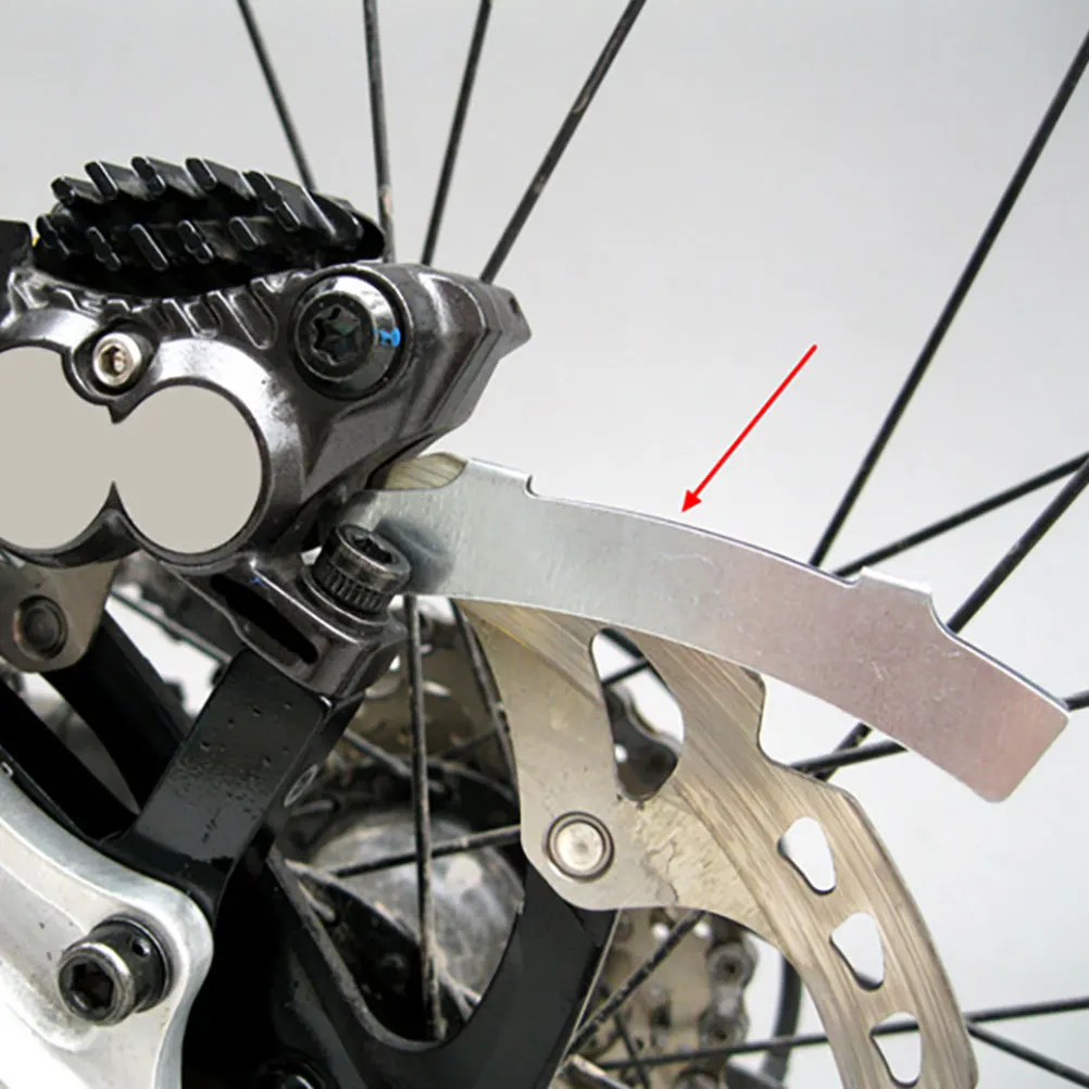 Ajustador de freno de disco de bicicleta de montaña, espaciador de ciclismo antiarañazos de acero inoxidable, duradero, resistente al desgaste, a prueba de herrumbre, 8 Uds.