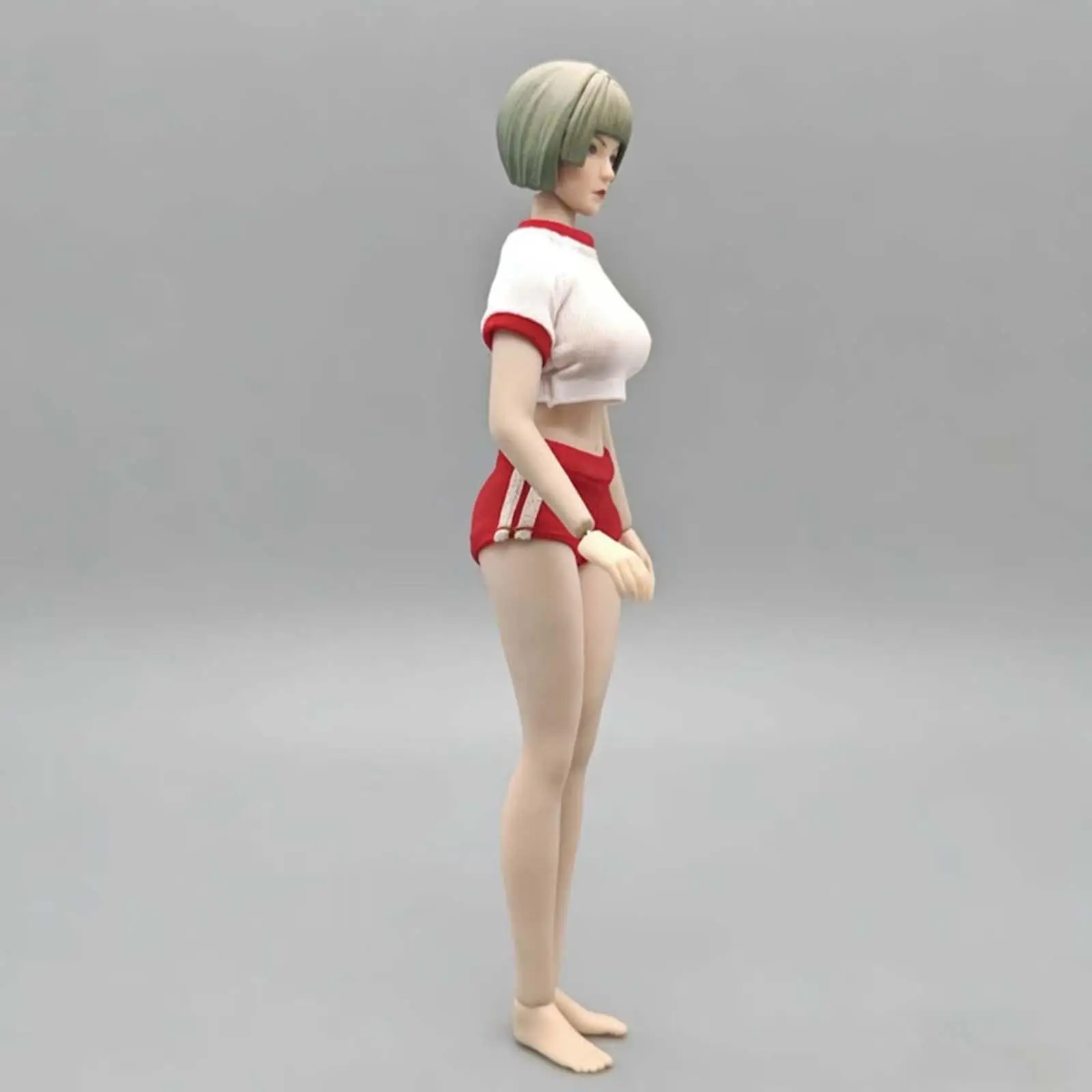 

1/12 Scale Doll Miniature Shorts Summer Action Figure Clothes Set Fashion Outfit for 6 Inch Female Figures