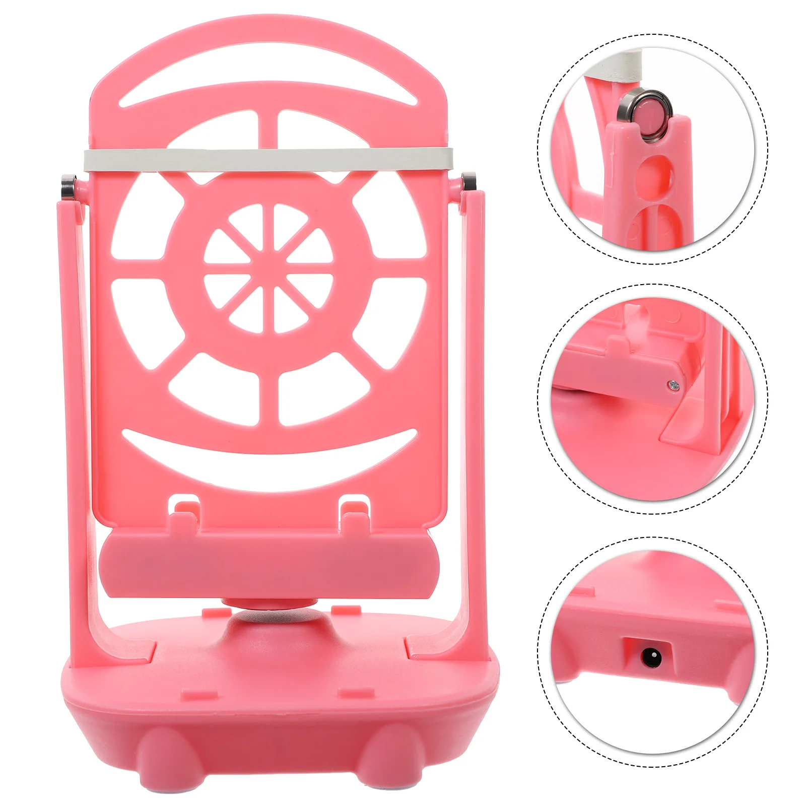 

1pc Phone Step Pedometer Pink Travel Sports Exercise Accessories Mute Brush Stepper Phone Wiggler Device BaseBracket