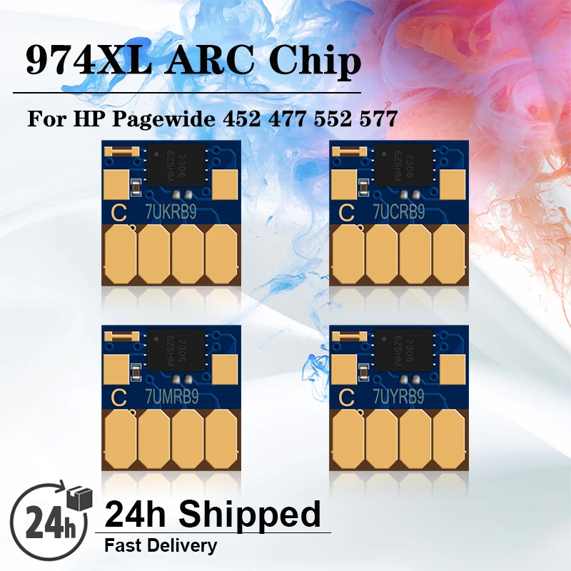 974 974XL ARC chip For HP PageWide 452dw 452dn 477dw 477dn 552dw 577dw 577z P55250dw P57750dw 477 577 printer permanent chip